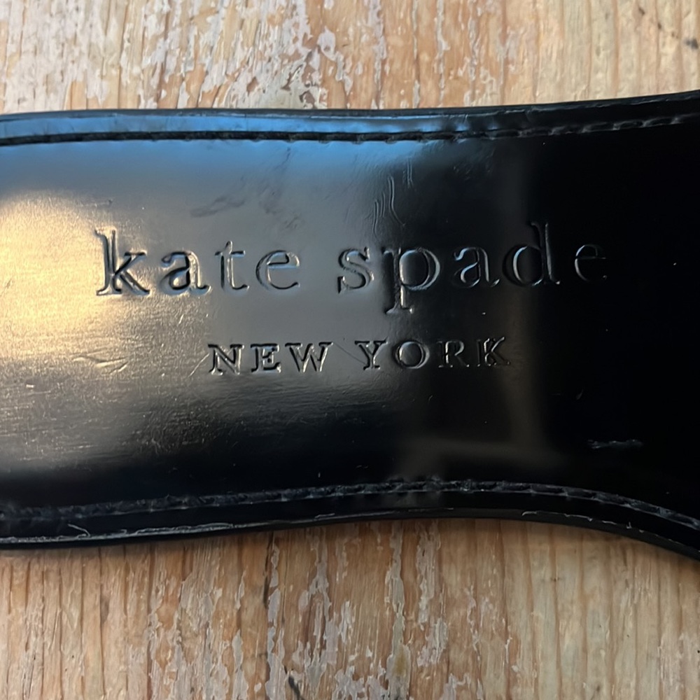 Kate Spade “Bikini” Sandals Slides Polka Dot Bow Neoprene Size 8 - Picture 6 of 10